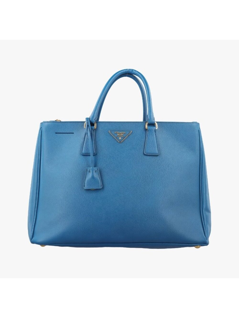 Prada Galleria Blue Saffiano Leather